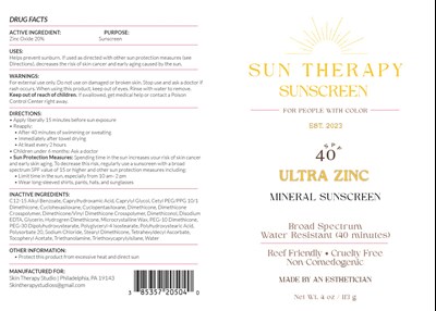Package Label (Skin Therapy 205)
